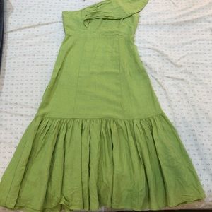 Urban outfitters one shoulder midi dress
